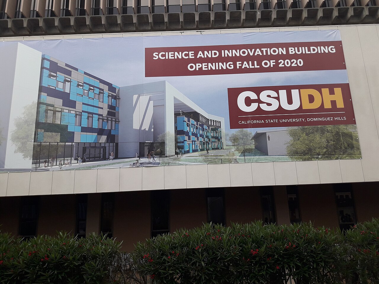 Announcement of Science and Innovation Building, California State University-Dominguez Hills